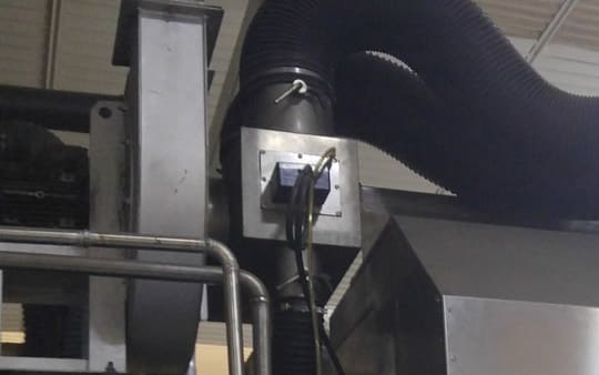 Sensor catalítico instalado en un conducto